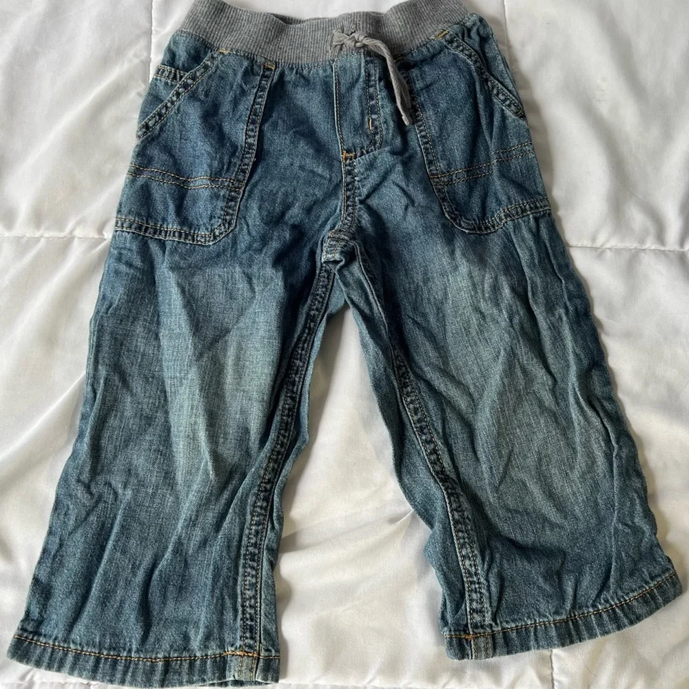 Carters Boys Pull On denim Jeans lightweight